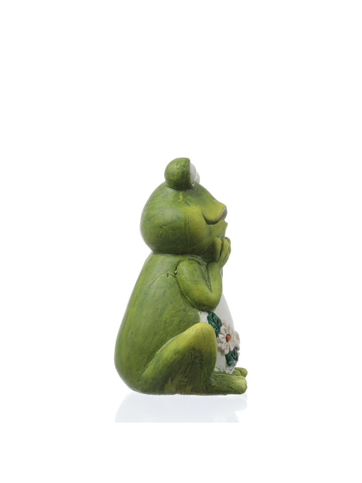 MARELIDA Gartenfigur Frosch Rosie Tierfigur für Beet Gartendeko H: 16cm in grün günstig kaufen onesize