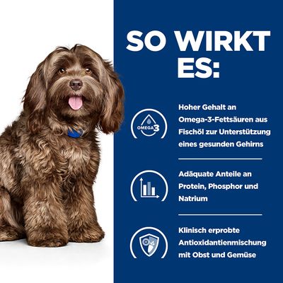 Hill's Prescription Diet b/d Ageing Care Trockenfutter für Hunde mit Huhn