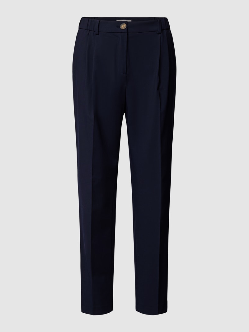 Stoffhose mit Viskose-Anteil in marineblau