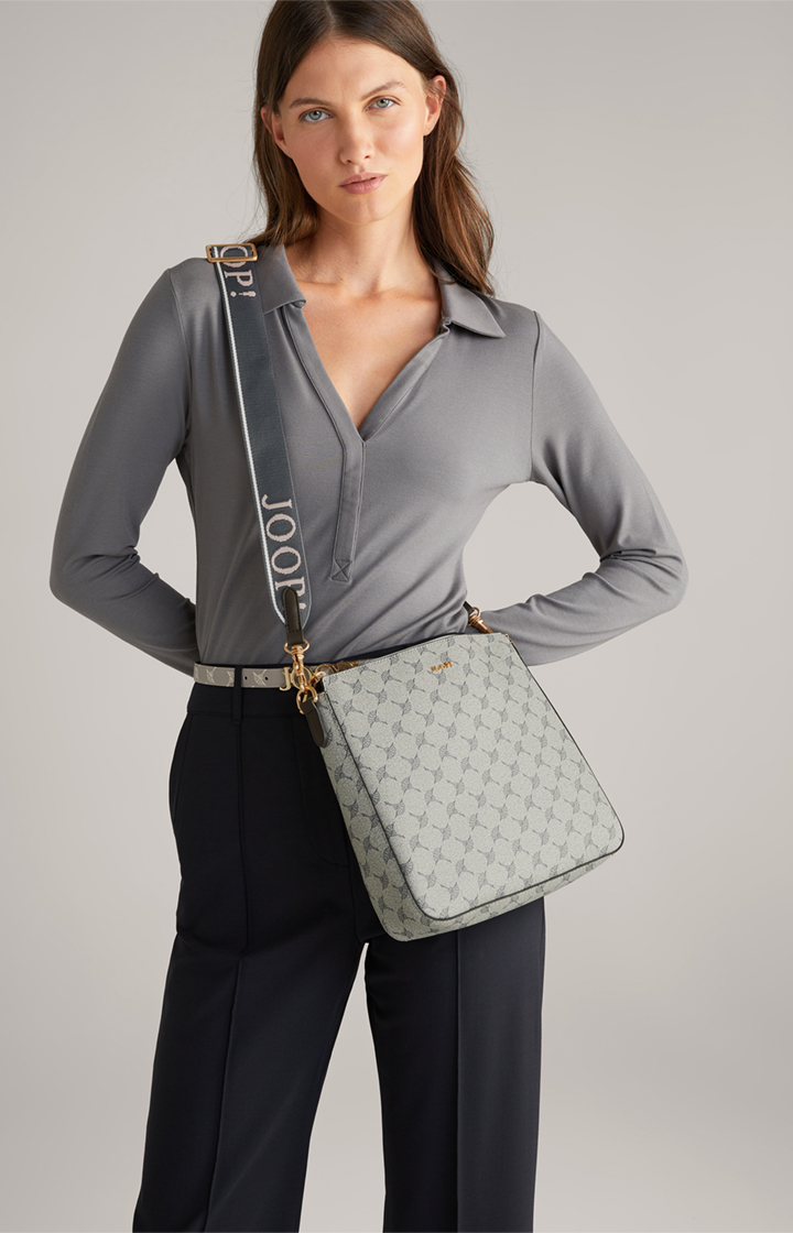 Schultertasche Mazzolino Diletta Jasmina in Grau