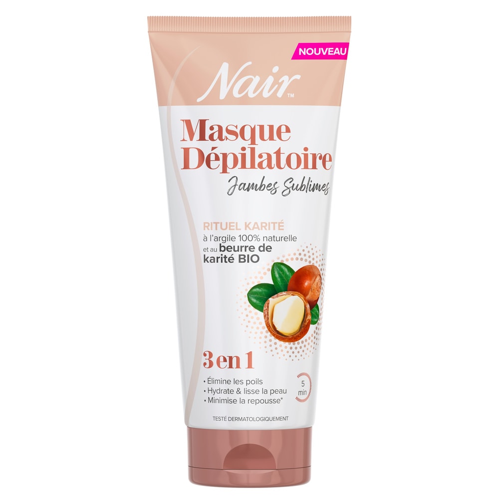 nair Masque dépilatoire Jambes Sublimes Rituel karité Masque dépilatoire