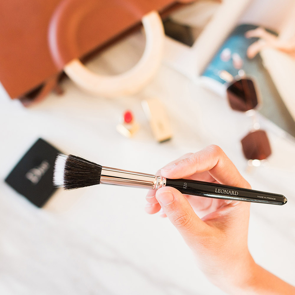 Leonard brushes Pinceau duo fibres n°120 Pinceau teint