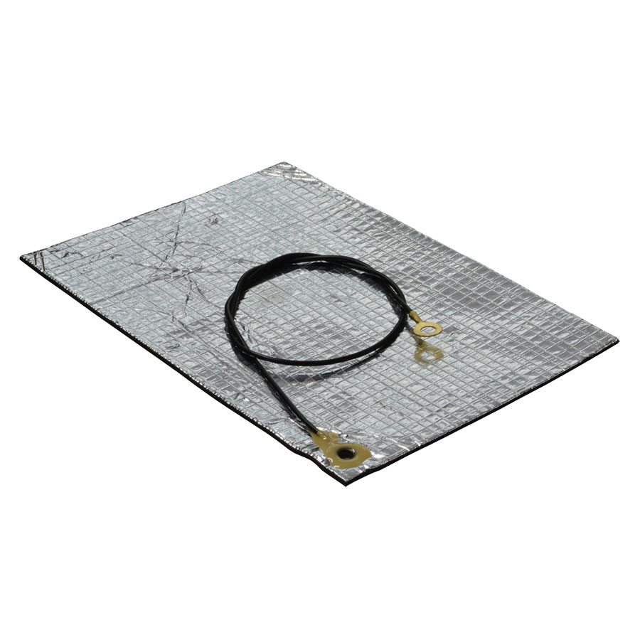 K&K Marderschutz Masse-Matte, selbstklebend, Zubehör für Hochspannungs-Marderabwehrgeräte, ca. 148 x 210 mm (DIN A5), 1 Stück - ATU