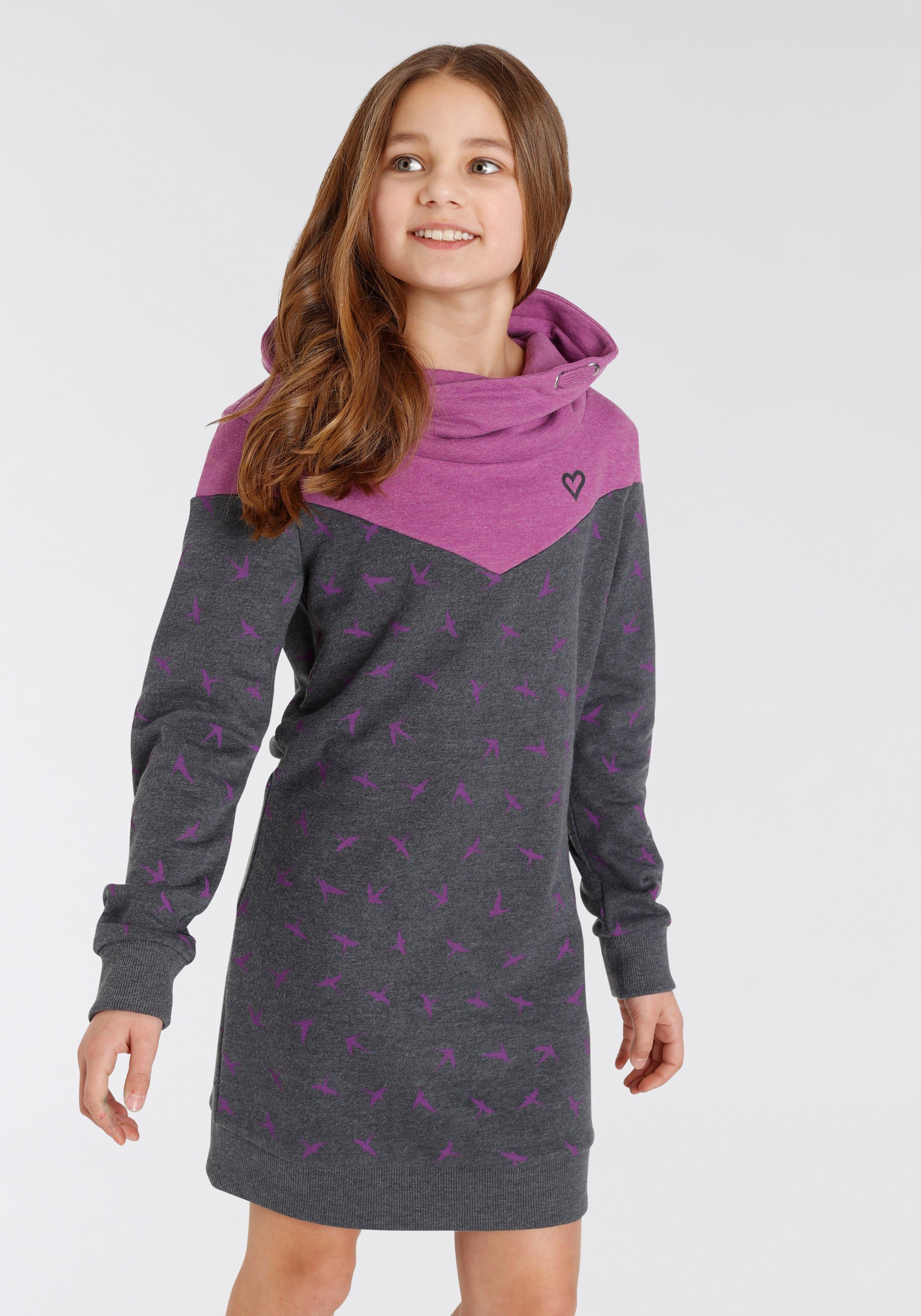 Alife & Kickin Sweatkleid mit süßem allover Druck NEUE MARKE! Alife & Kickin für Kids.