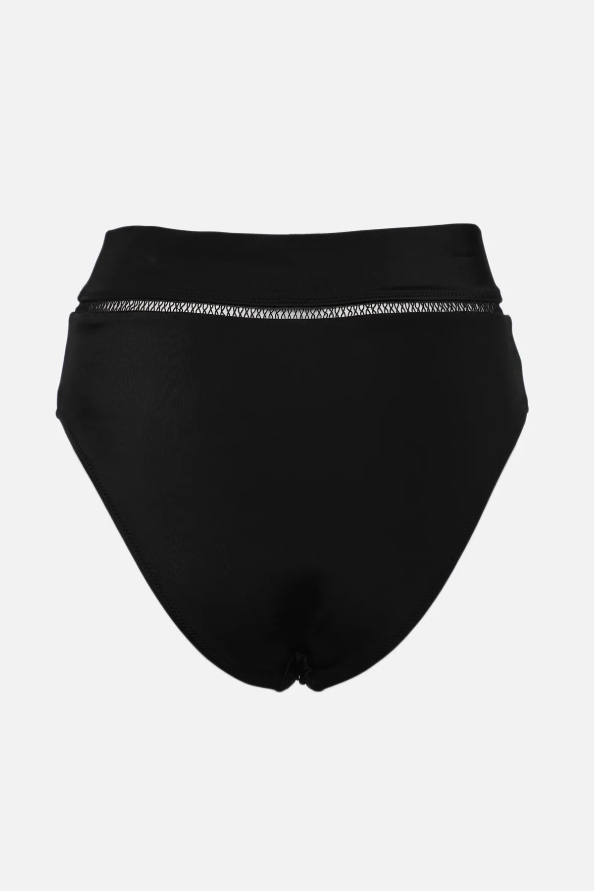 Trendyol Collection  Normale Bikinihose mit hoher Taille und schwarzen Streifen, Accessoires TBESS22BA0027