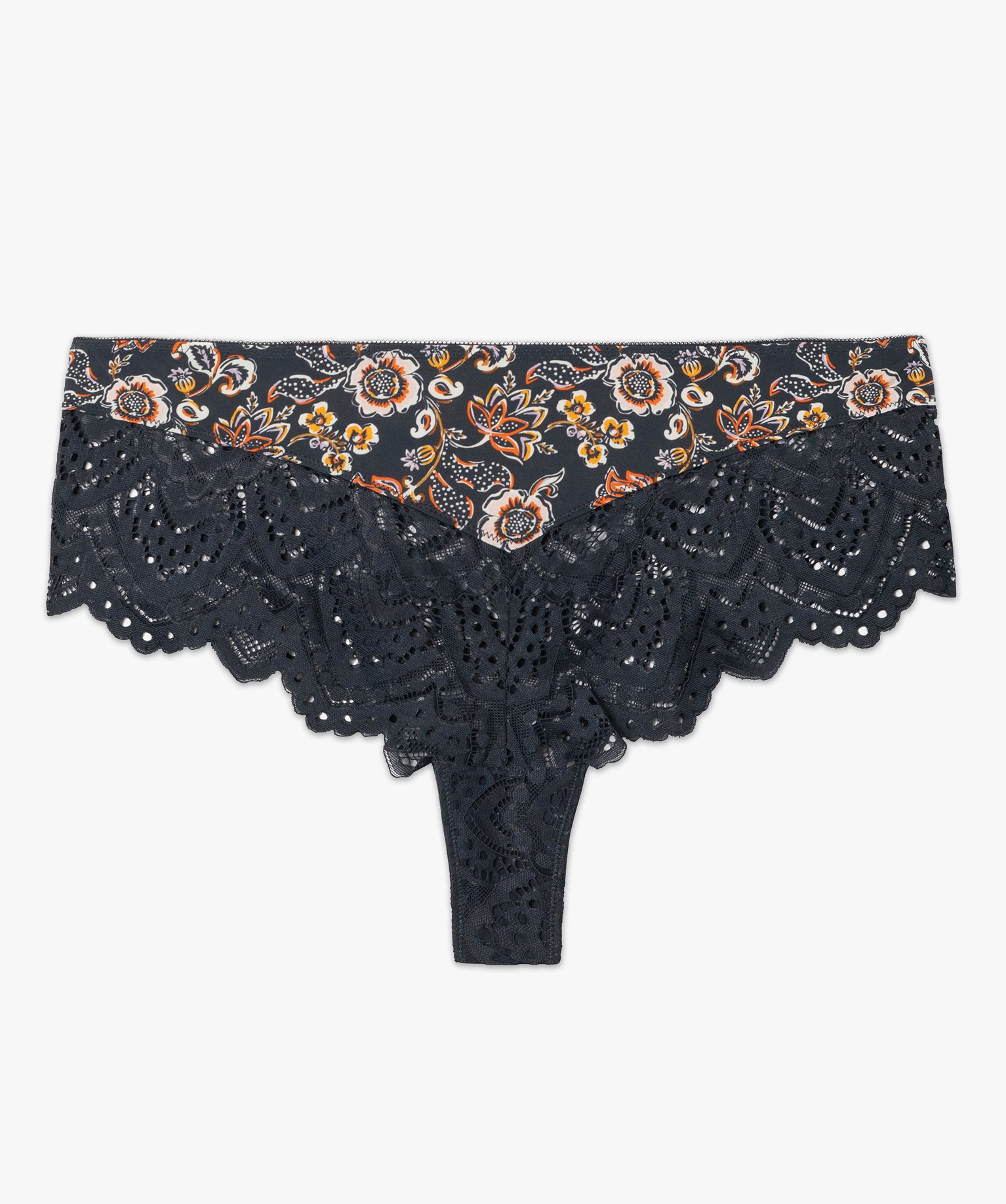 Shorty femme grande taille à motifs fleuris imprime | GEMO