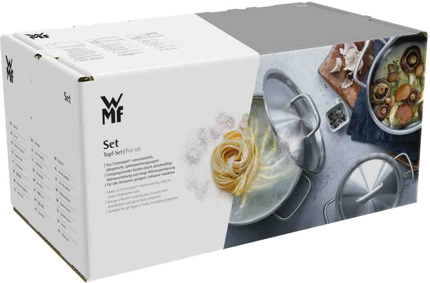 WMF Topf-Set Quality One, Cromargan® Edelstahl Rostfrei 18/10 (Set, 8-tlg), Induktion