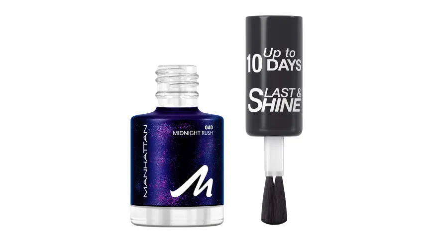 MANHATTAN Last&Shine Nagellack 8 ml 040 - 040 Midnight Rush