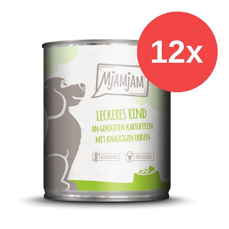 Sparpaket MjAMjAM Adult Hund 12 x 800 g