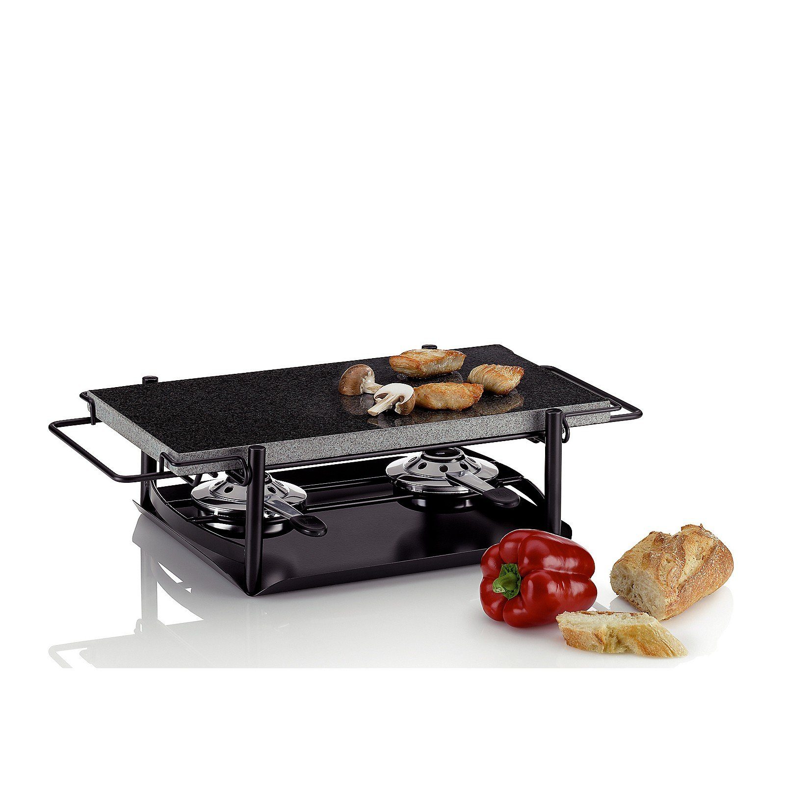 kela Raclette Savor, heißer Stein, Granitstein, backofenfest bis 220°C, für Pastenbrenner
