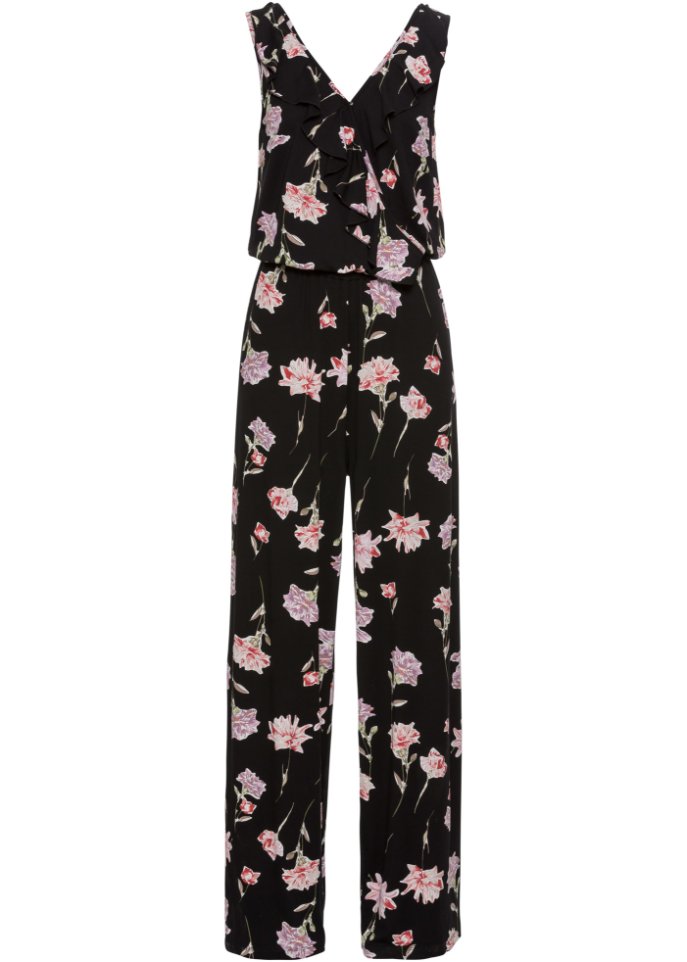 Geblümter Jersey-Jumpsuit