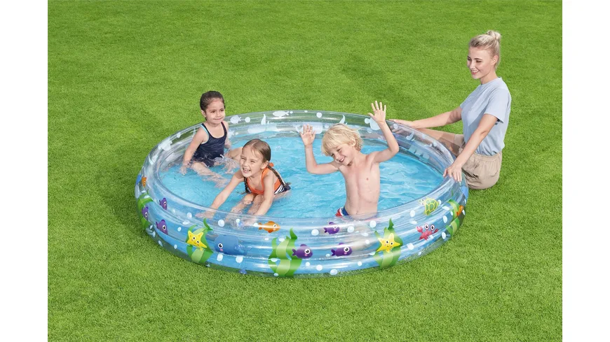 Bestway - Planschbecken Deep Dive Rund 183x33 cm Blau