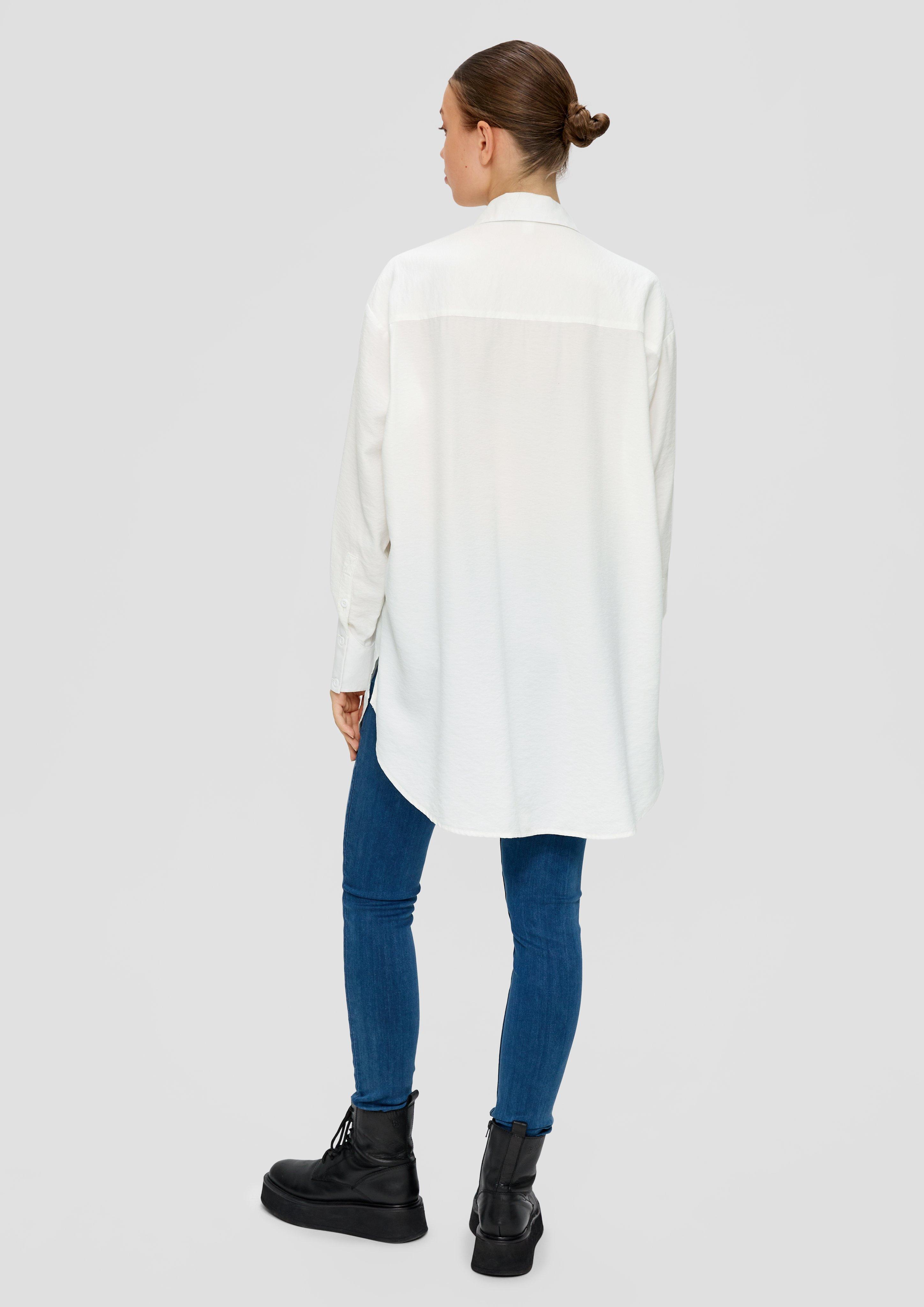 Longbluse aus Viskosemix  2123629-0200