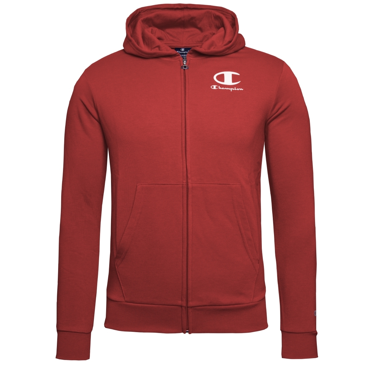Champion Hooded Full Zip Sweatjacke rot