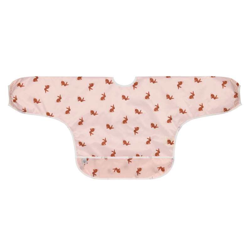Lot de 2 bavoirs manches longues avec poche Little Forest Lapin Lässig