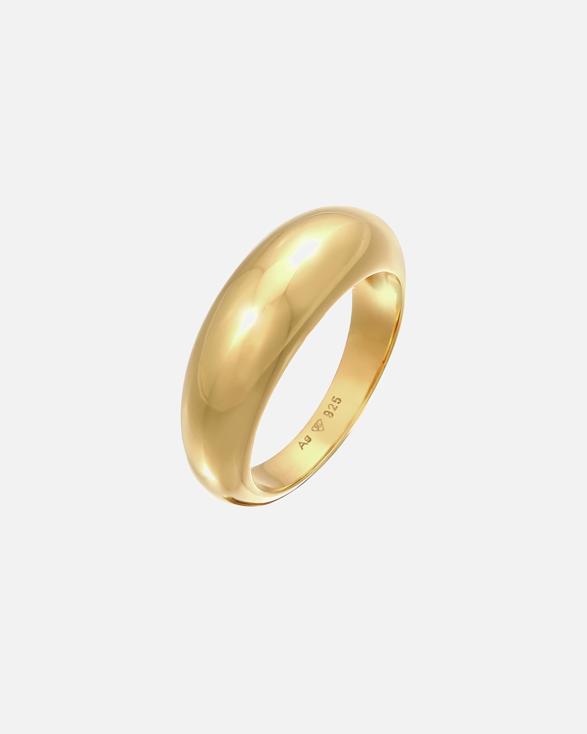 Elli PREMIUM Elli PREMIUM ženski prsten bezvremenski debeli prsten od 925 sterling srebra s rodijem
