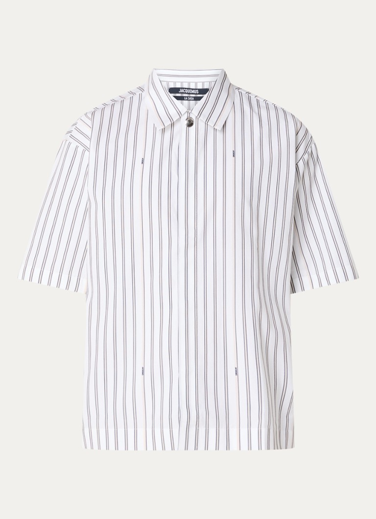 Jacquemus srajca regular fit s črtastim potiskom