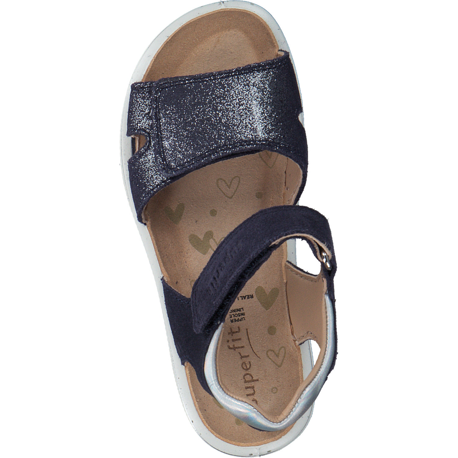 Superfit SPARKLE 09004, Sandalen (Kinder), Kinder, blau