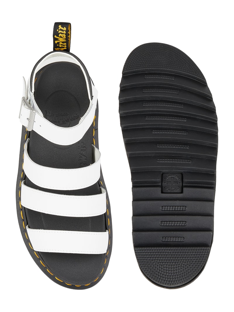Sandalen mit Plateausohle Modell 'Blaire Quad' in weiß