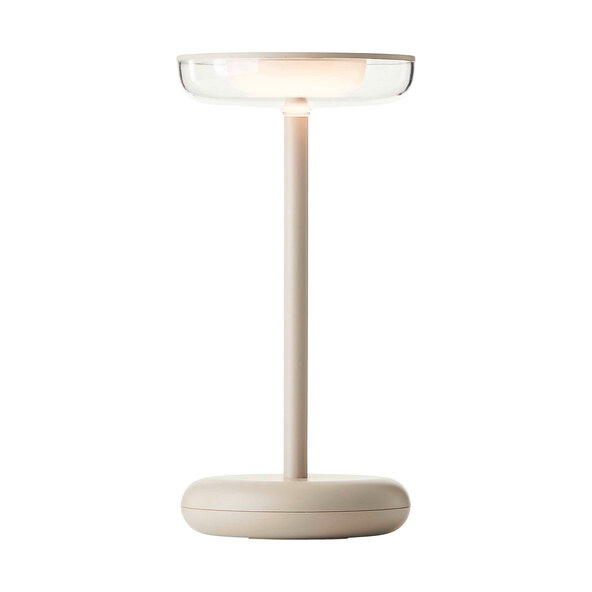 LED-Akku-Tischleuchte Nevio, sand
