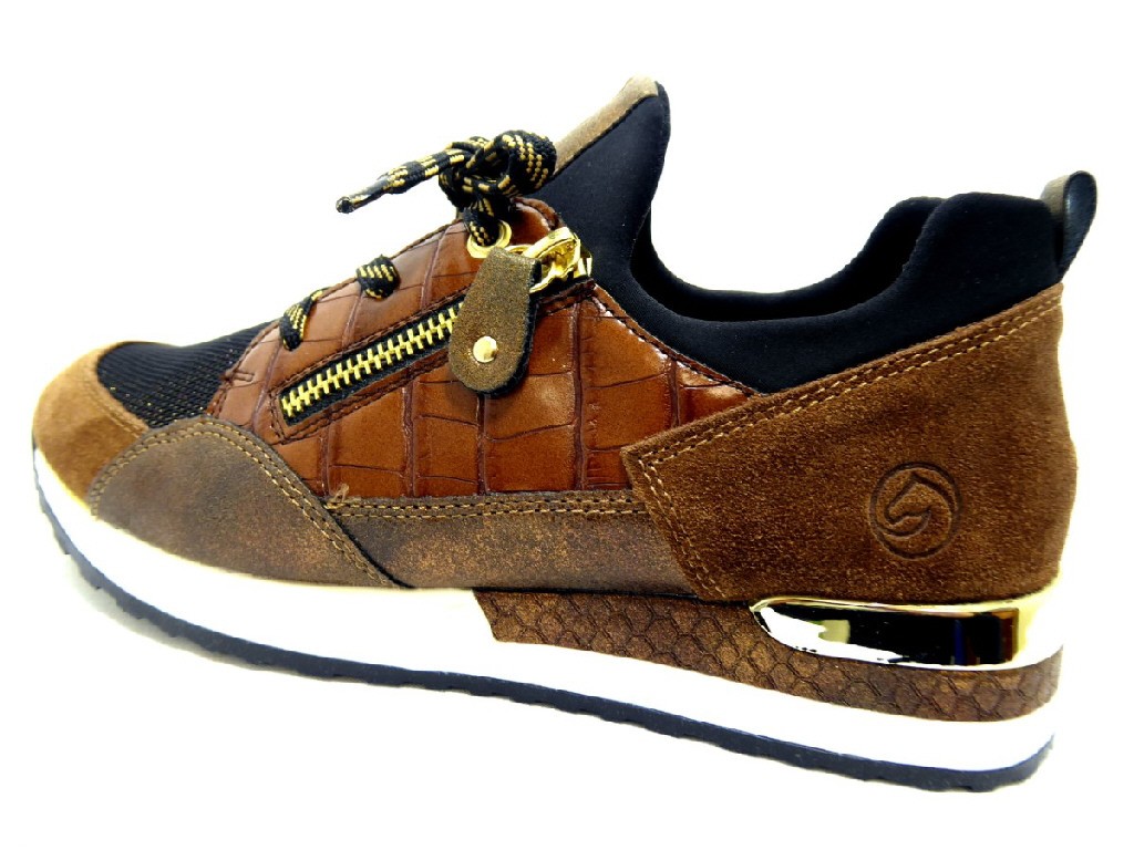 REMONTE Komfort Slipper braun