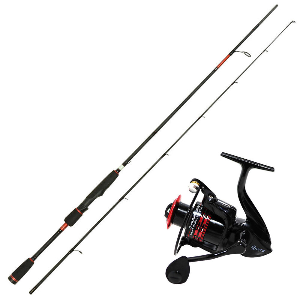 Canne Evok Qualium 1.80, 7-21g + Moulinet Qualium 2500FD