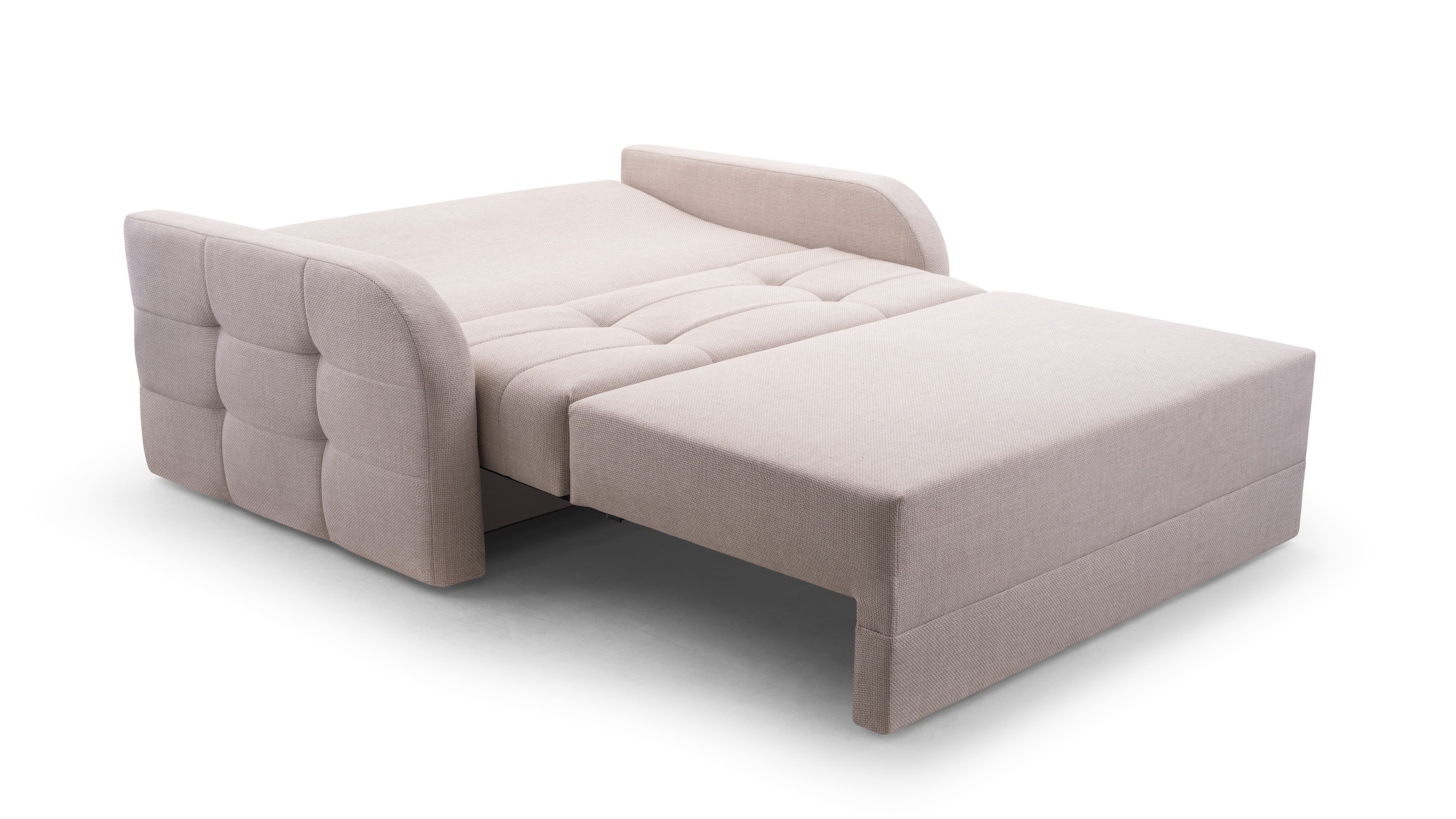 MOEBLO Kindersofa Porto 120, Schlafsessel Sofa Sessel, mit Schlaffunktion, mit Bettkasten