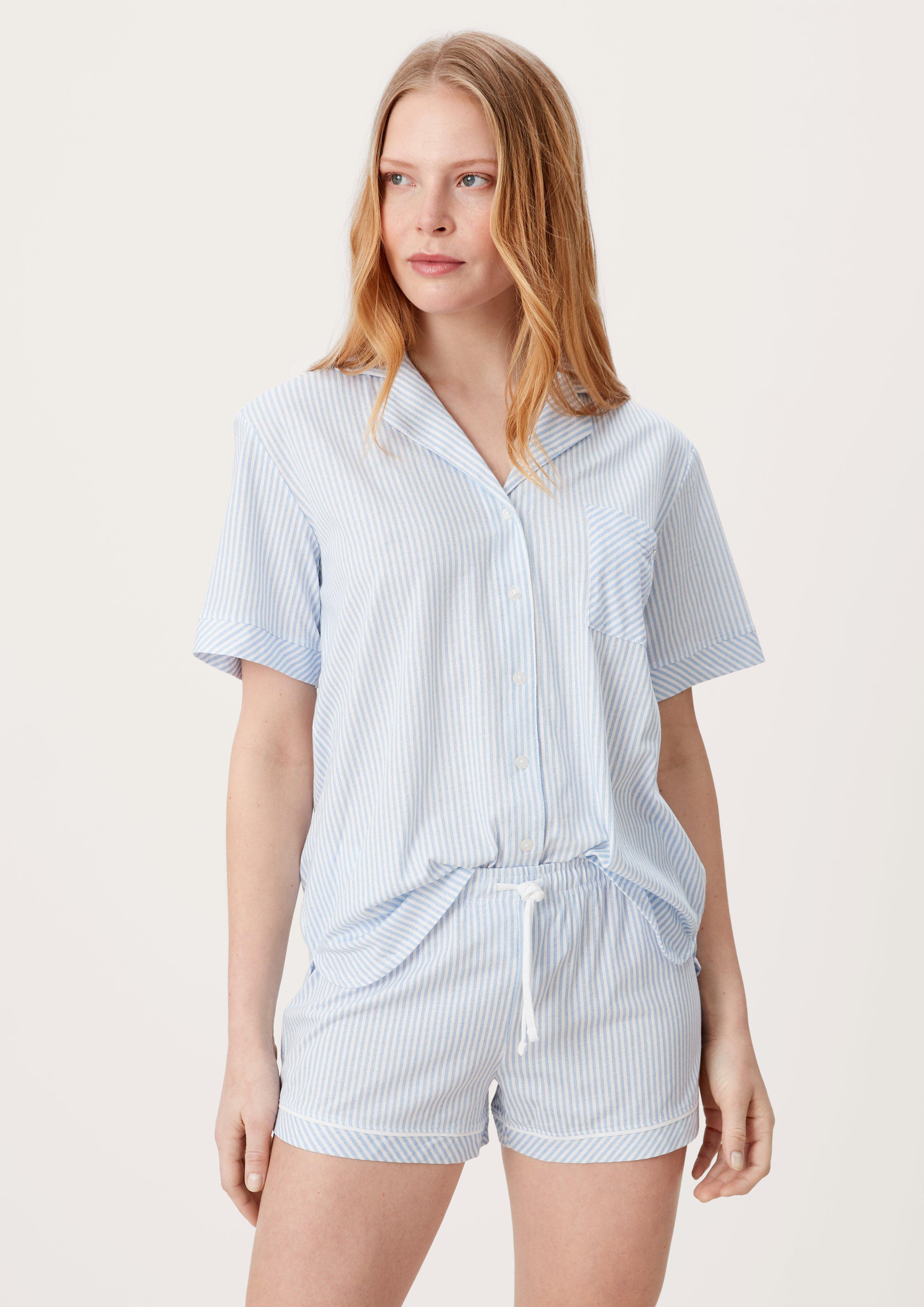 Pyjamashorts mit Streifenprint  6007018-56G1