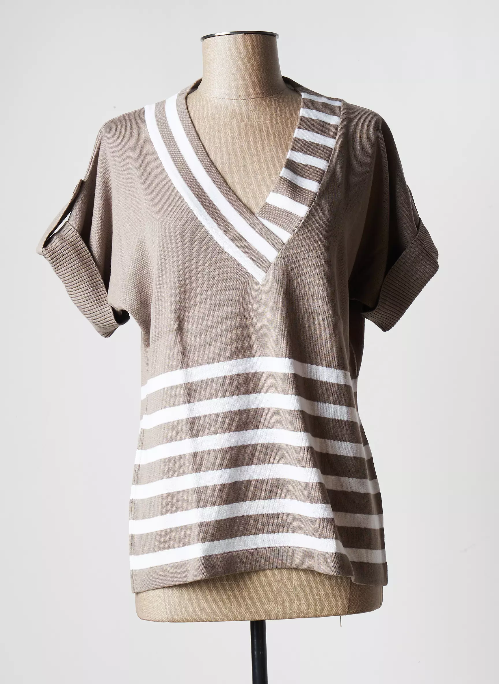 Thomas Rabe Pulls Femme couleur marron