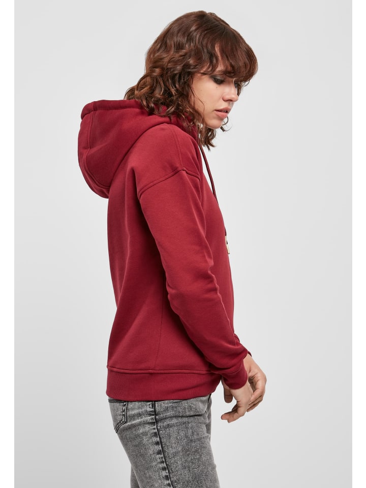Urban Classics Urban Classics Kapuzenpullover in burgundy günstig kaufen