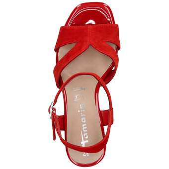 Tamaris Sandale in rot