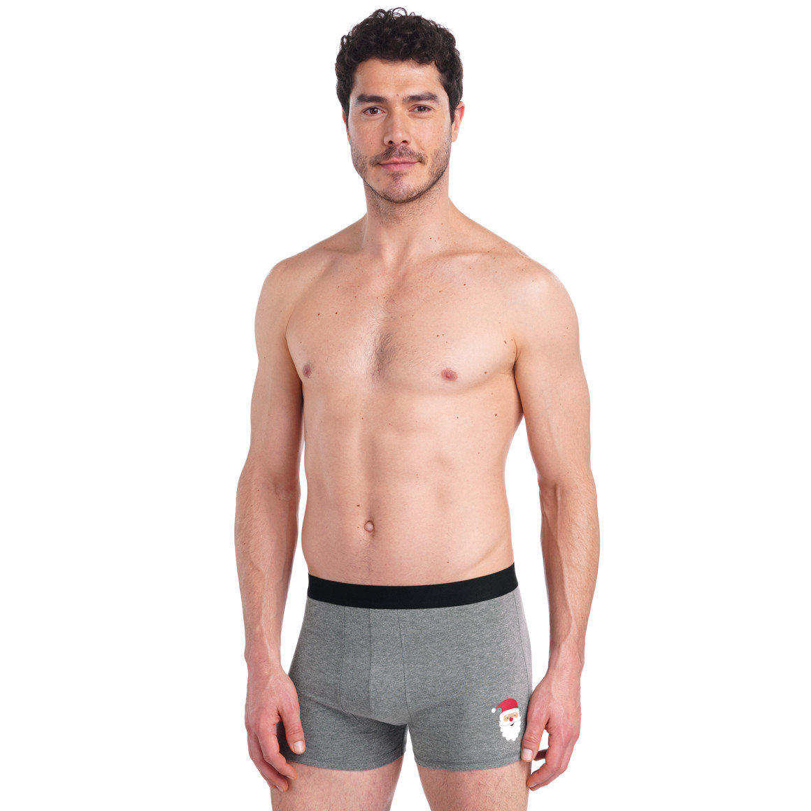 3 Herren Retroshorts im X-Mas-Look