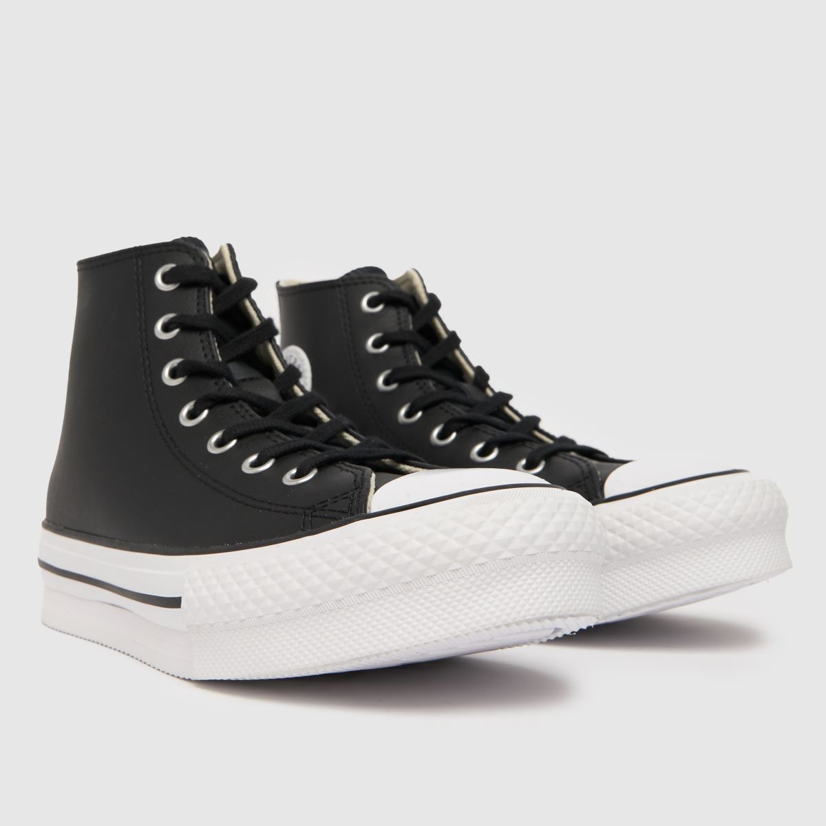 Converse svarta All Star Eva Lift Hi Junior-sneakers