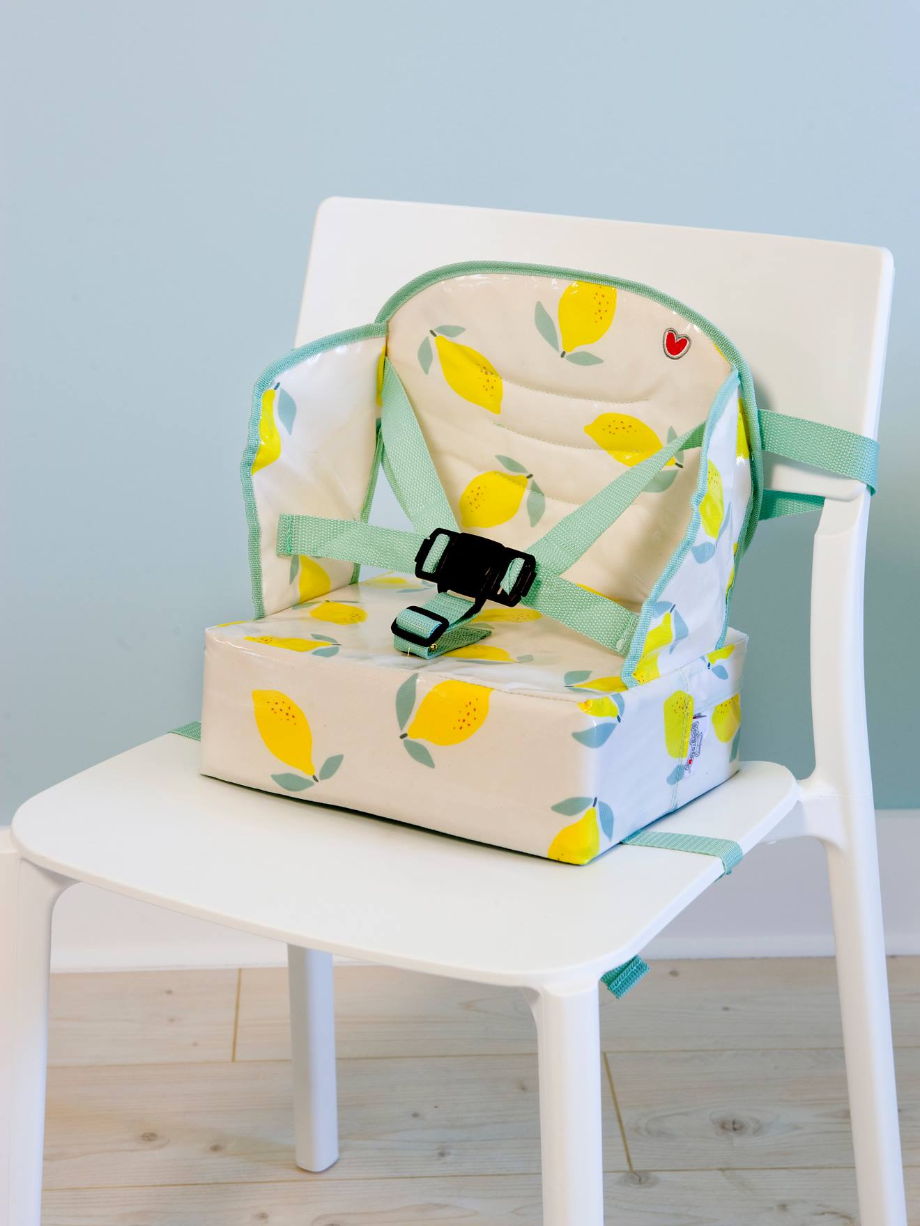 Little big friends Kinder Stuhl-Sitzerhöhung EASY UP BABYTOLOVE - dunkelblau gestreift