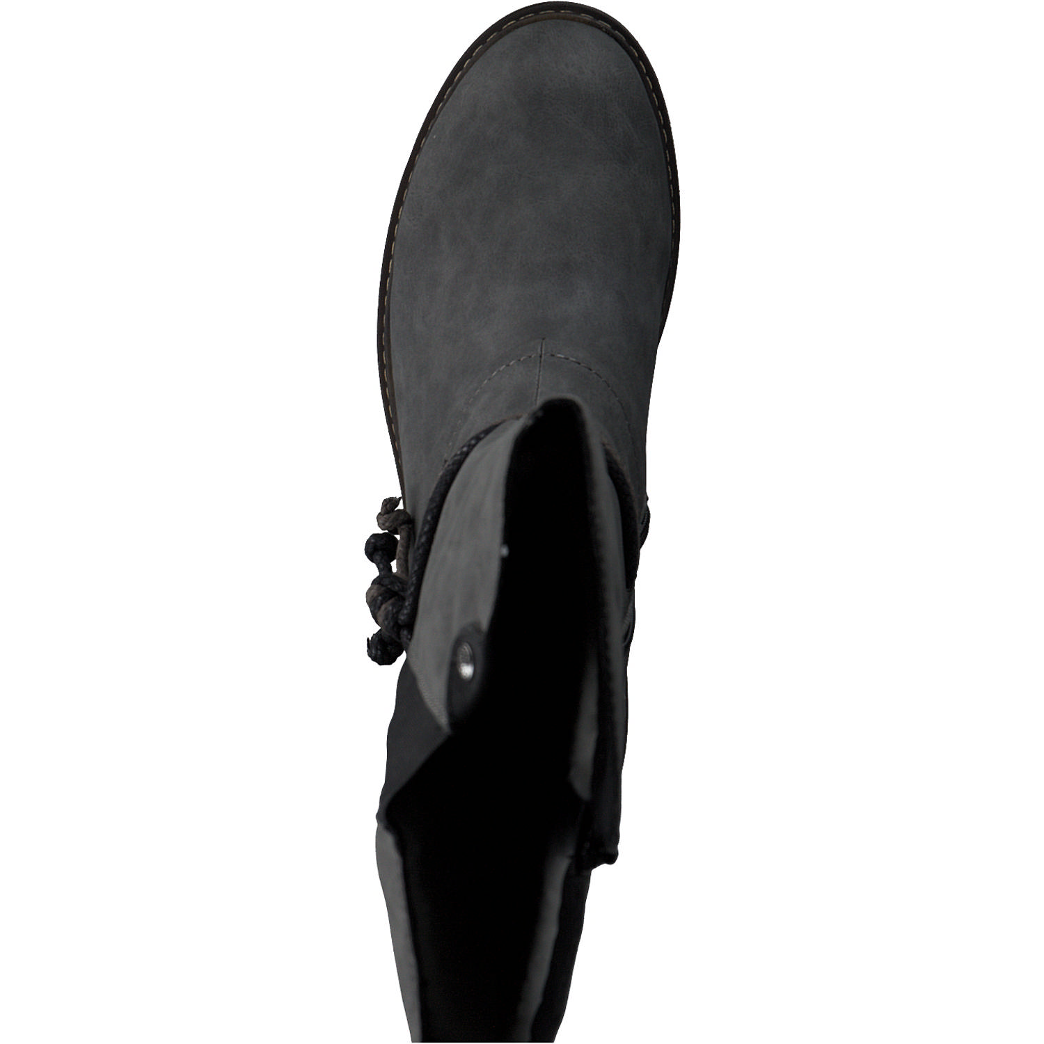 Rieker Z4774, Overknee-Stiefel, Damen, Grau