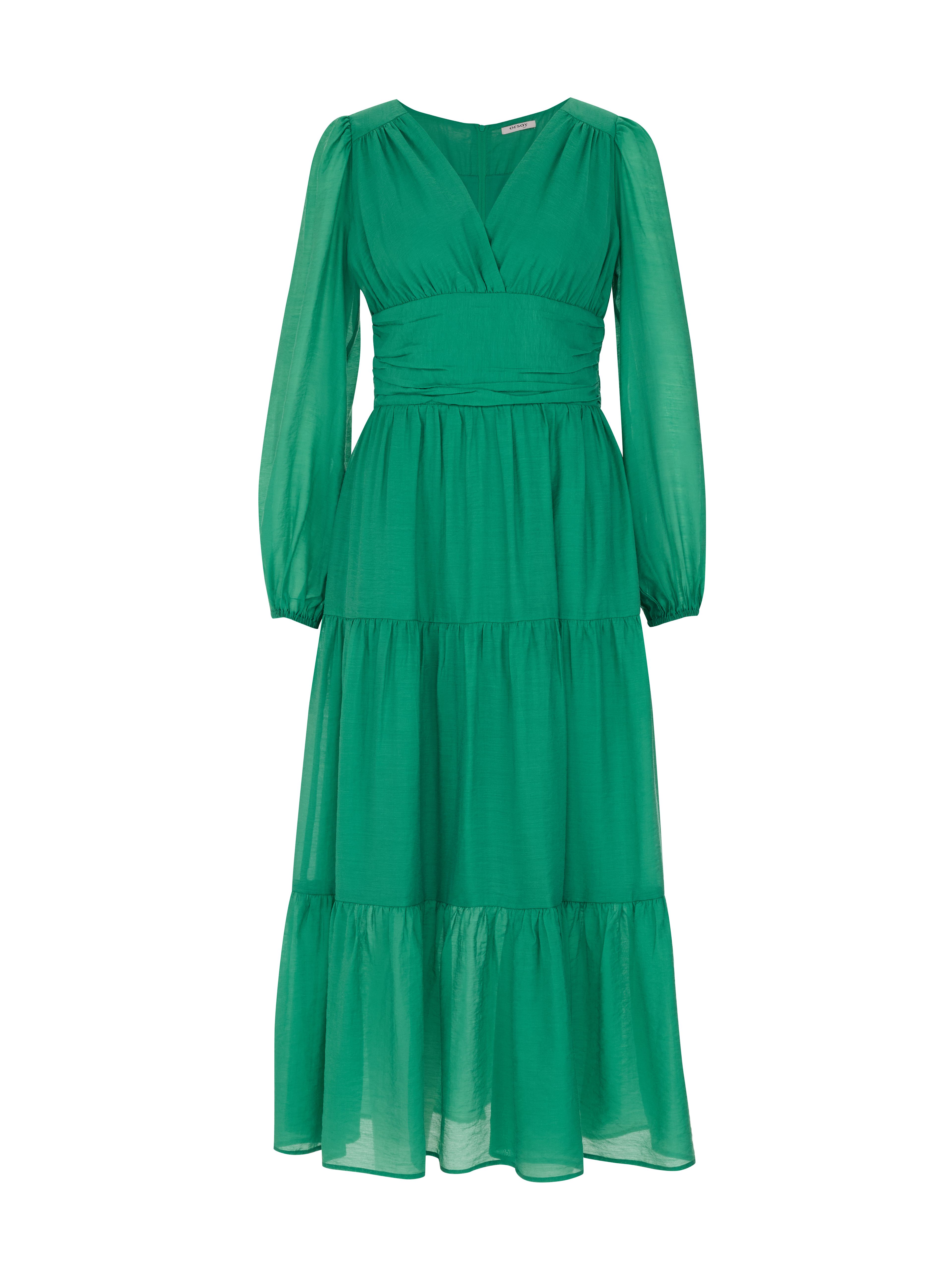 Grünes Damen-Maxikleid ORSAY