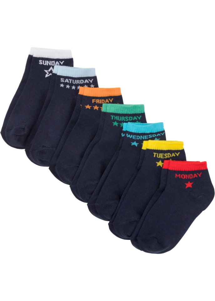 Kurzsocken (7er Pack) mit Bio-Baumwolle