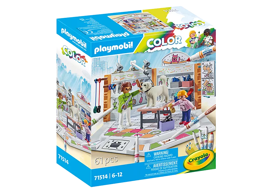 Playmobil Color Hundesalon