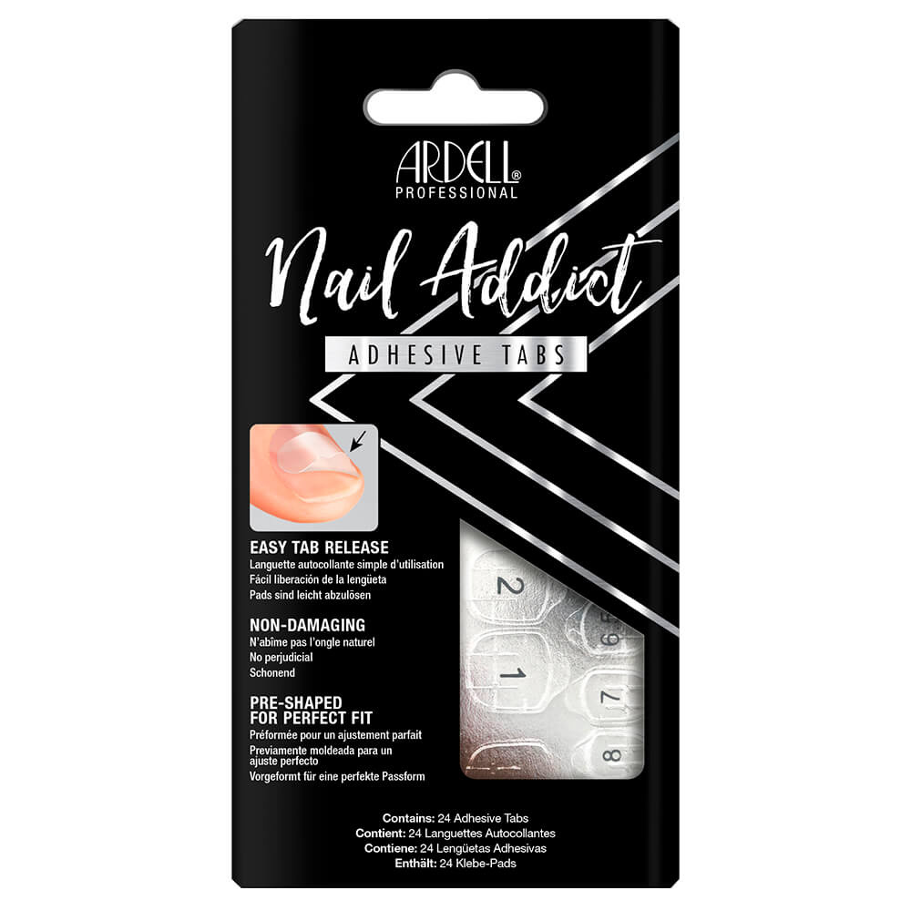 Ardell Nail Addict Adhesive Tabs (24 count) Faux-Ongles patch adhésifs