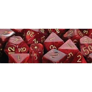 Vortex Burgundy w/gold Signature Ten d10 Sets