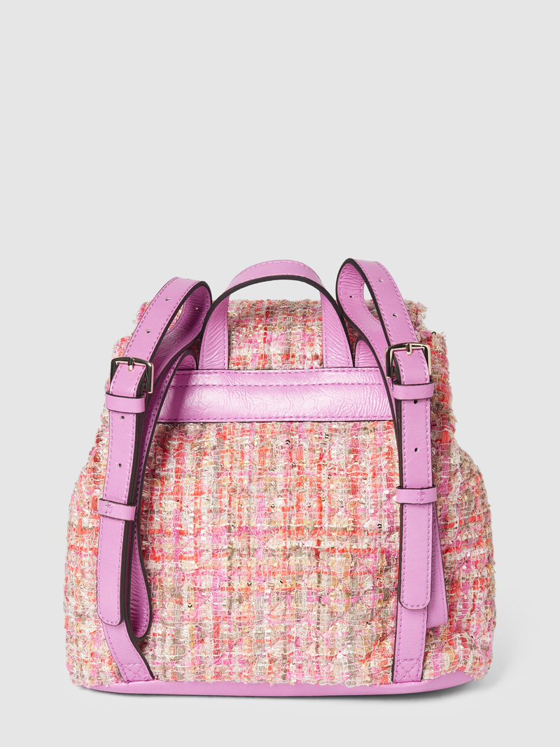 Rucksack in Bouclé-Optik Modell 'ADAM' in pink