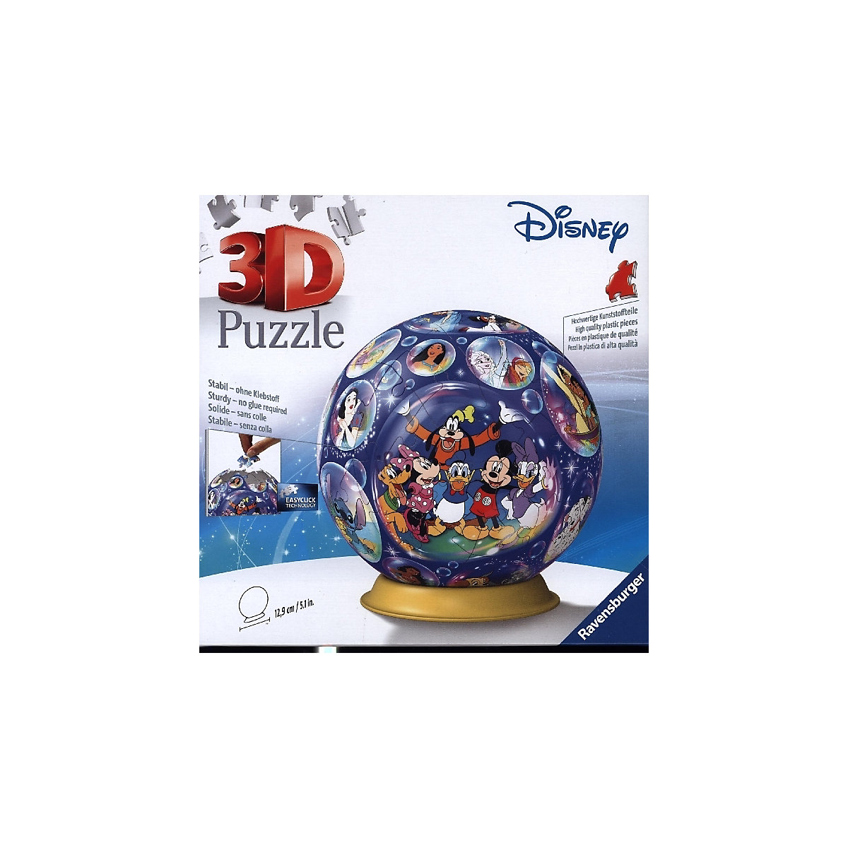 Ravensburger 3D Puzzle 11561 - Puzzle-Ball   Charaktere - 72 Teile - Puzzle-Ball für  -Fans ab 6 Jahren