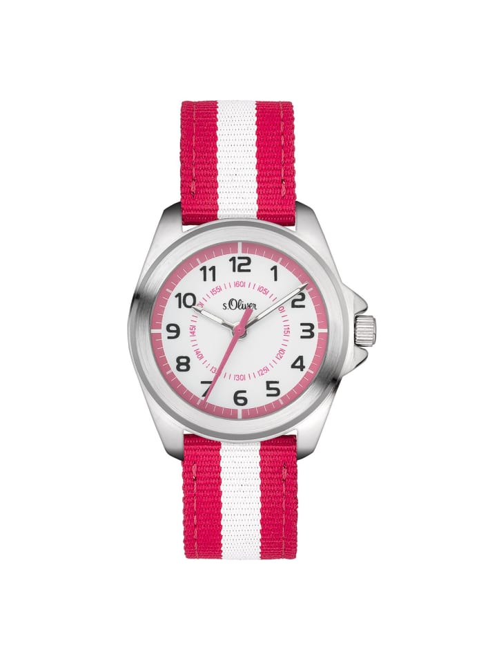 s.Oliver Quarzuhr SO-3402-LQ in Silber günstig kaufen onesize