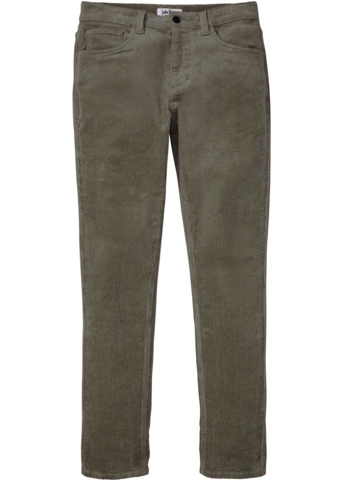 Slim Fit Stretch-Cordhose mit Komfortschnitt
