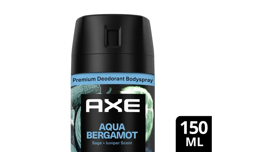 AXE Premium Bodyspray Aqua Bergamot ohne Aluminiumsalze 150 ml