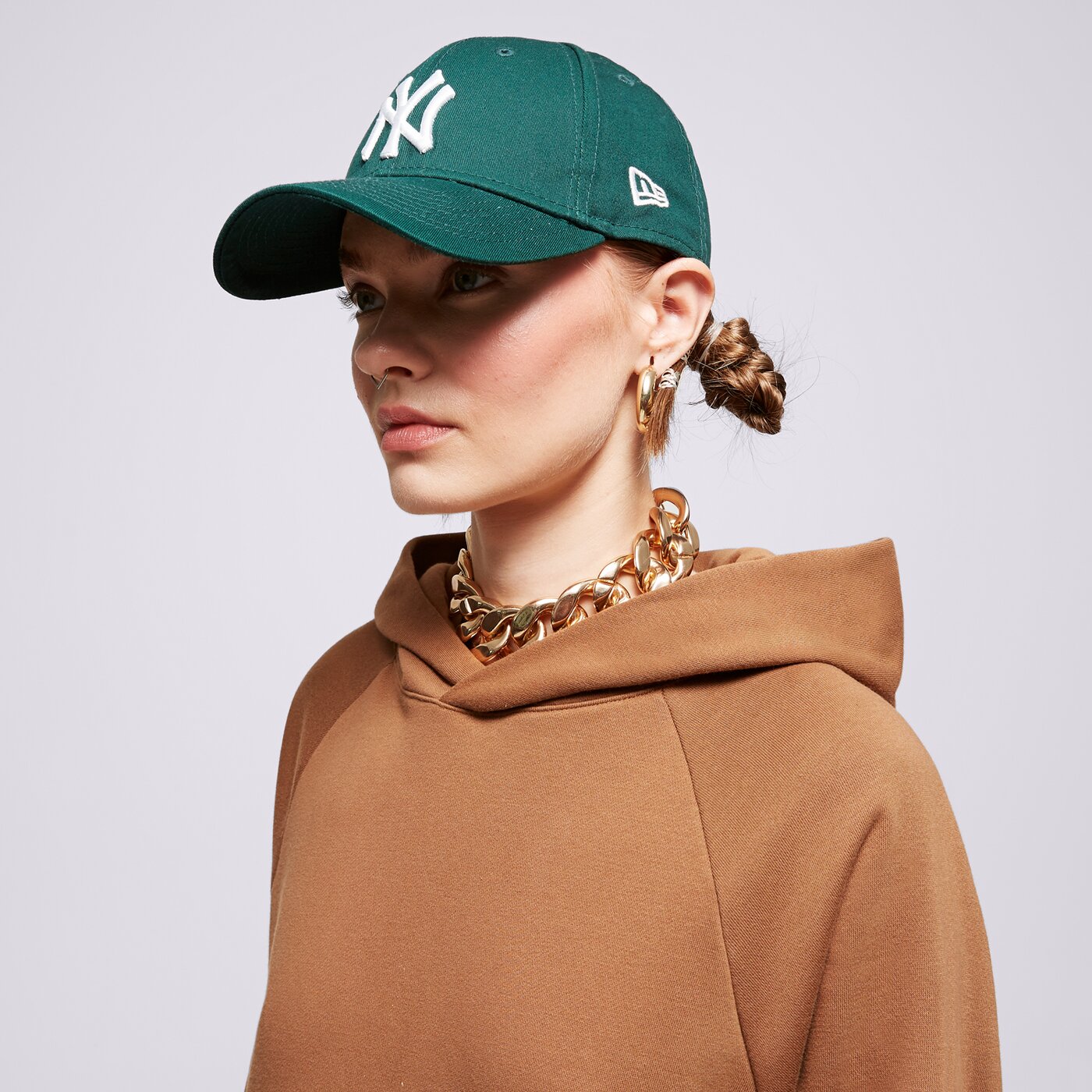 CHAMPION HOODIE HOODED SWEATSHIRT Braun