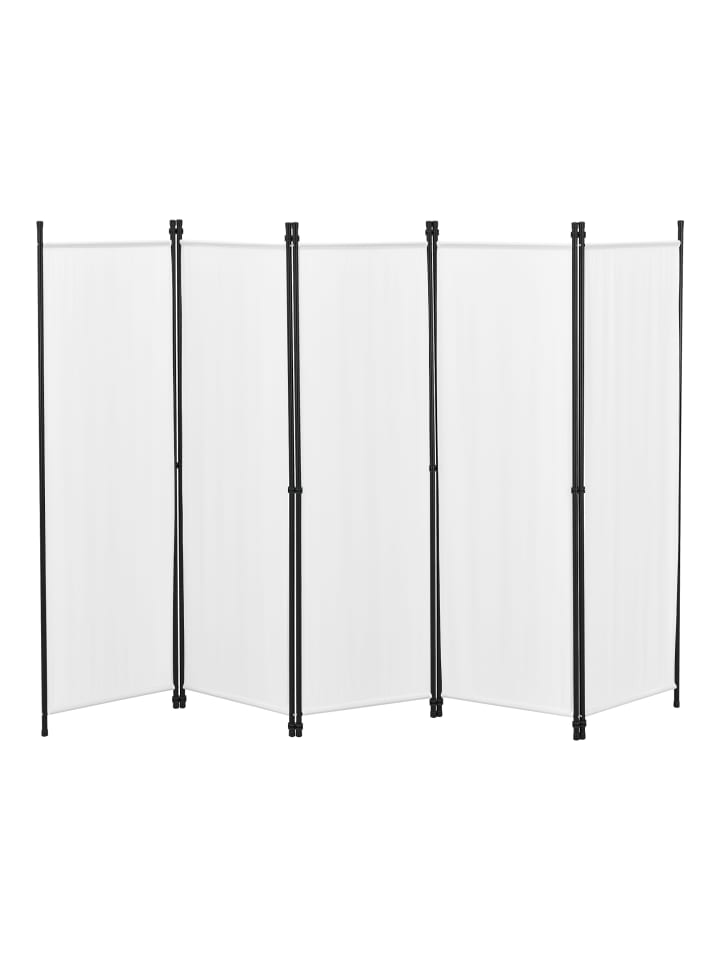 en.casa Raumteiler Huesca - 5-teilig in Beige (H)171cm (B)250cm günstig kaufen onesize