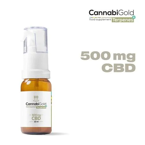 Τερπένια CannabiGold+ 500 mg CBD 12 ml