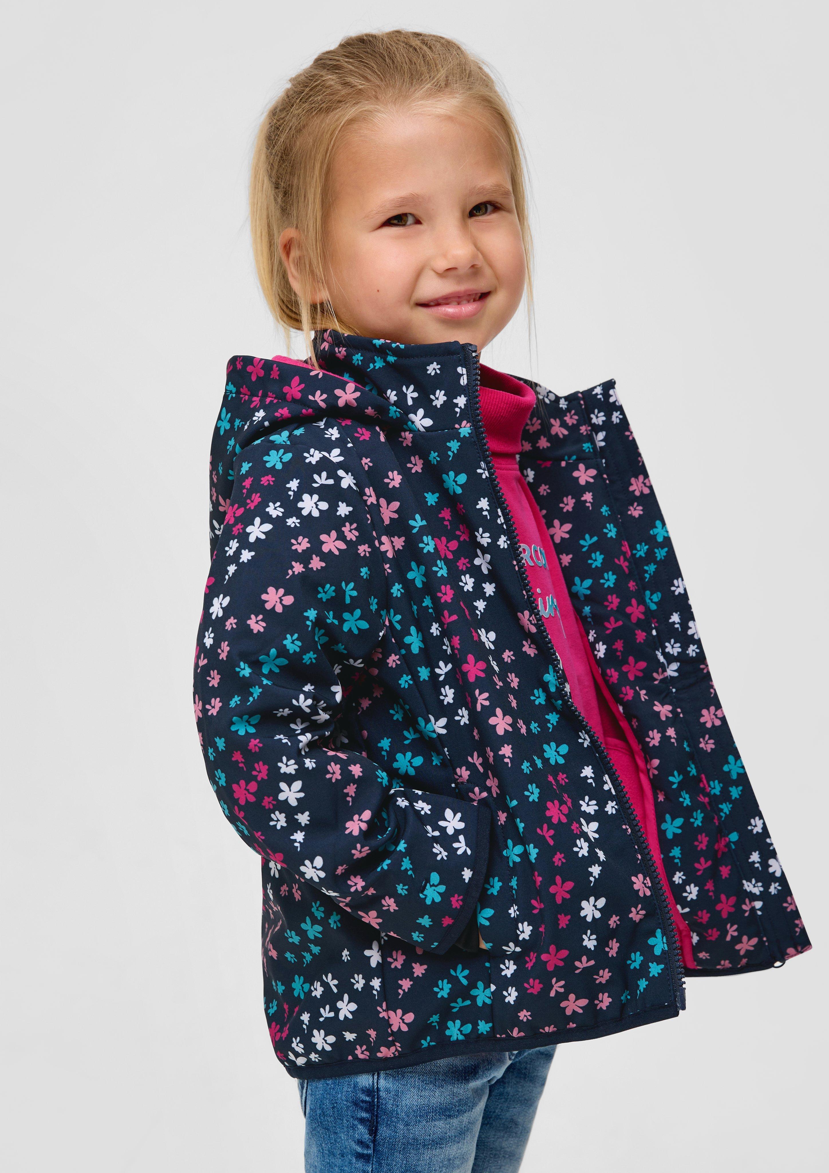 Softshelljacke mit Print-Details  2132155-59A1