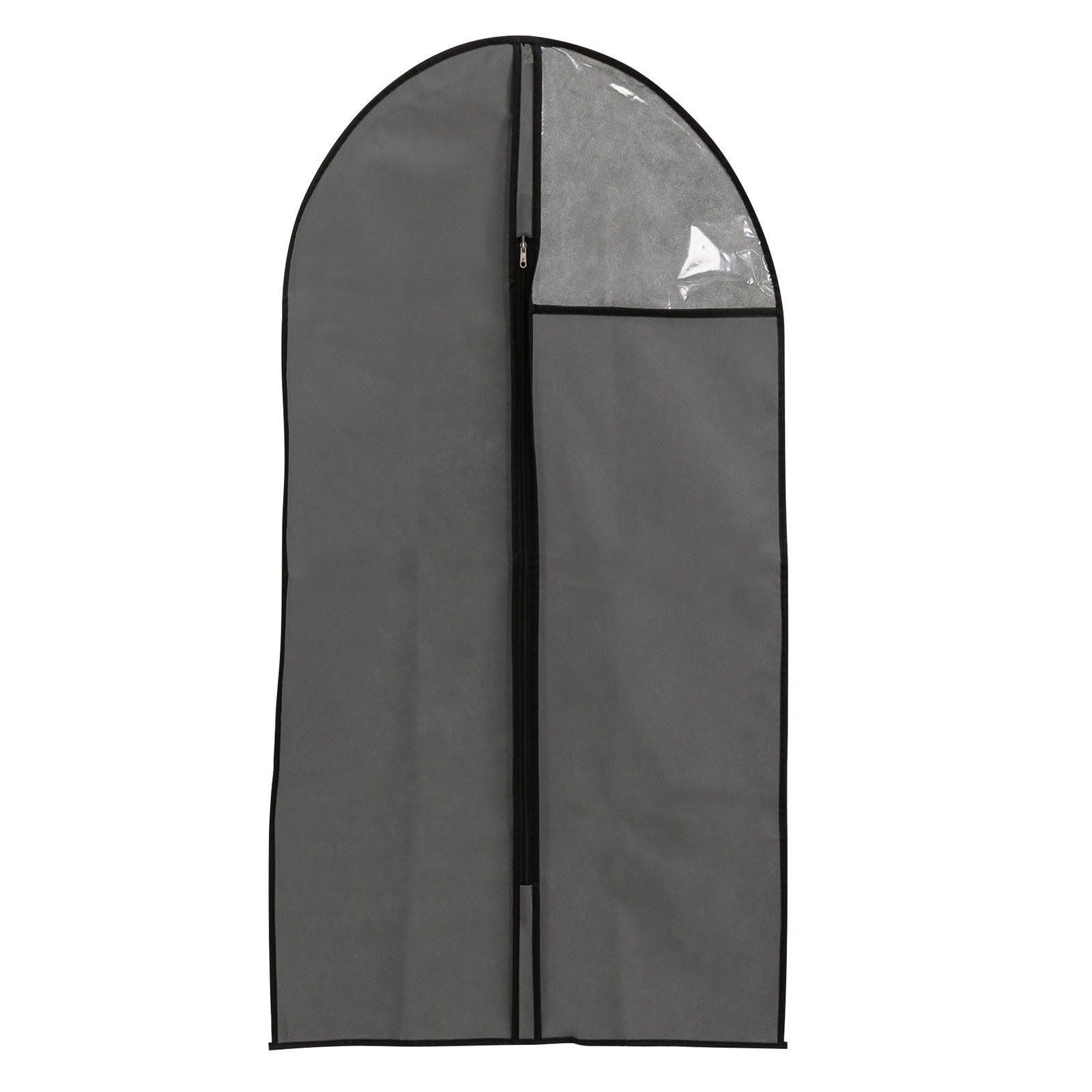 HAC24 Kleidersack Premium Kleidersack Kleiderhülle Schutzhülle Kleiderschutz (4 St) Vliesstoff 80 g/m² 60 x 100 cm mit Reißverschluss & Sichtfenster